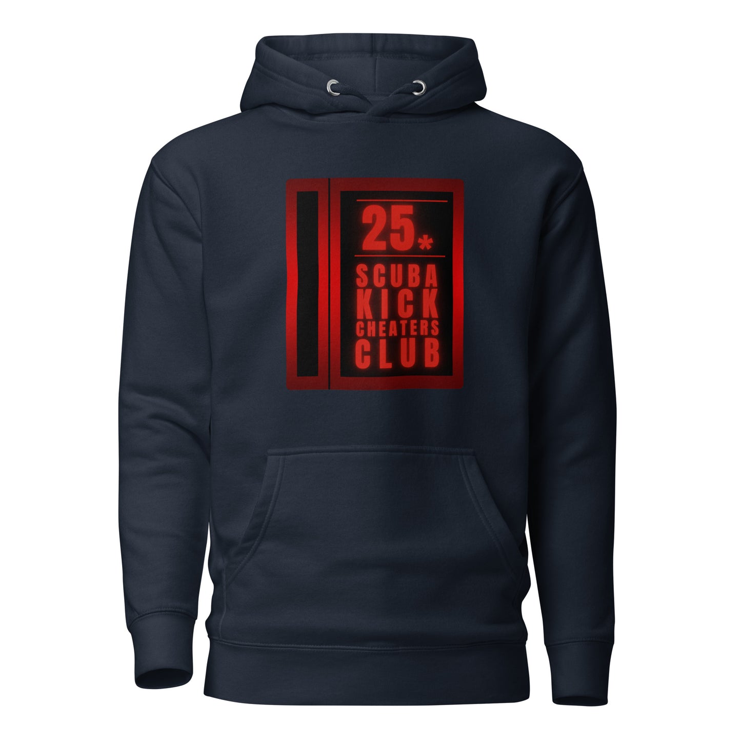 Unisex Hoodie - Scuba Kick Cheaters Club - Coin