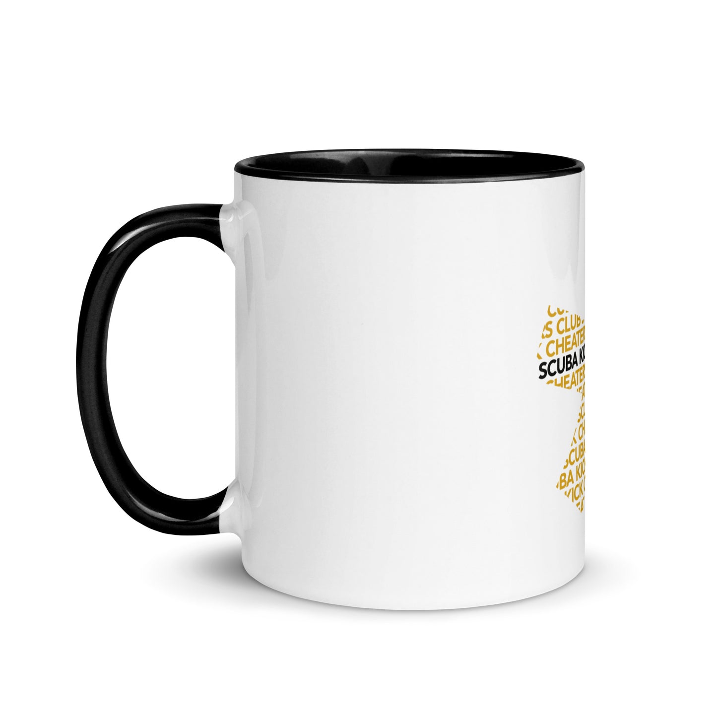 Scuba Kick Cheaters Club - Mug with Black Color Inside - Asterisk