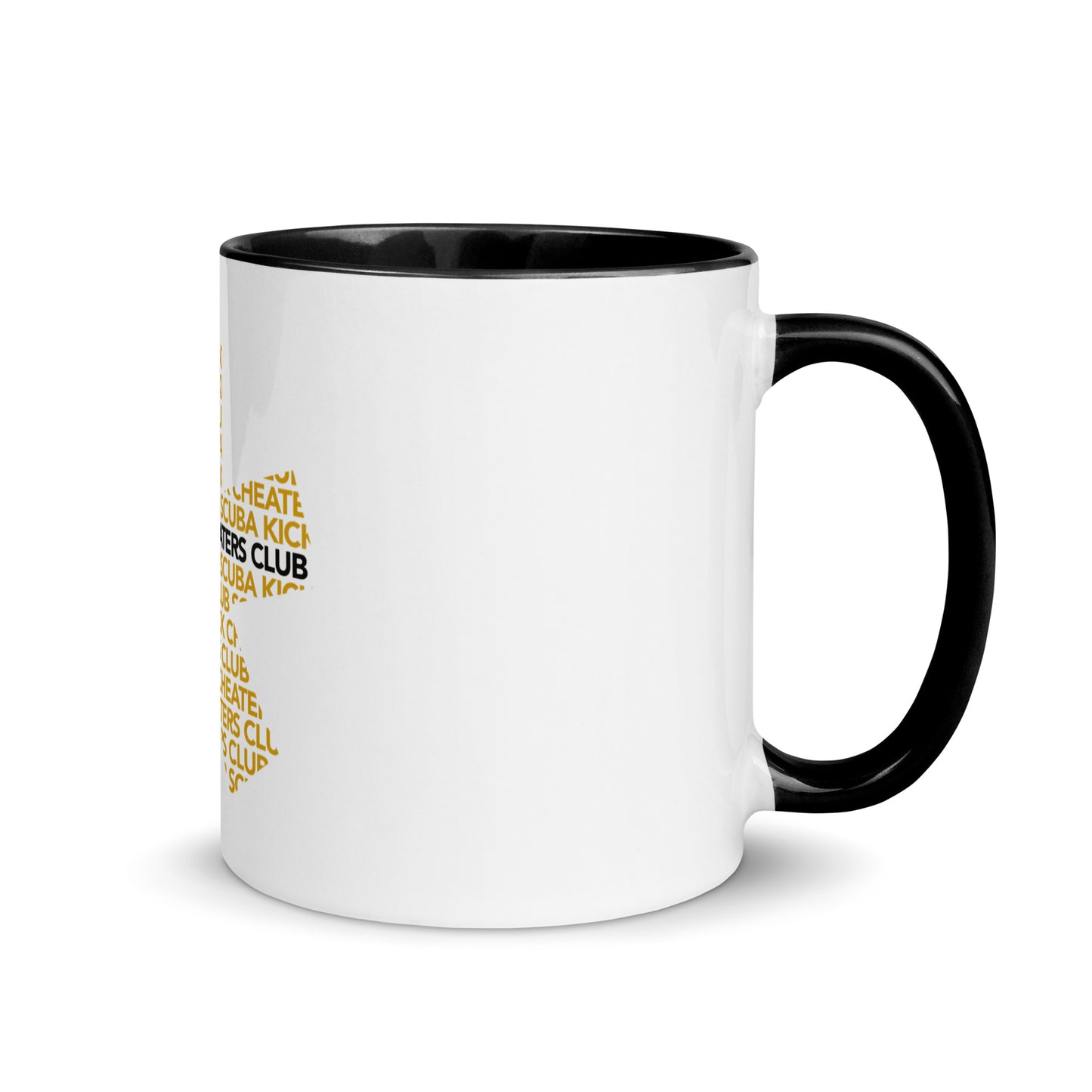 Scuba Kick Cheaters Club - Mug with Black Color Inside - Asterisk