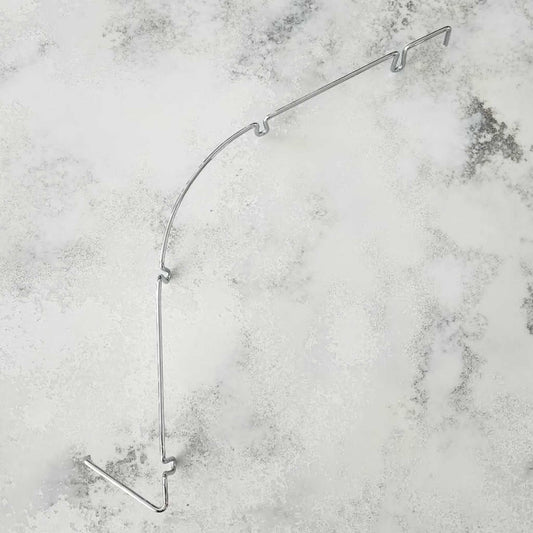 WPC Wire Fence Bottom Arch - Chrome Plated - Pinball Machine Wire Fence